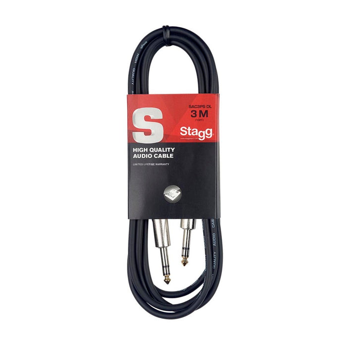 Stagg SAC3PS DL 3m/10ft Stereo Audio Cable - Fair Deal Music