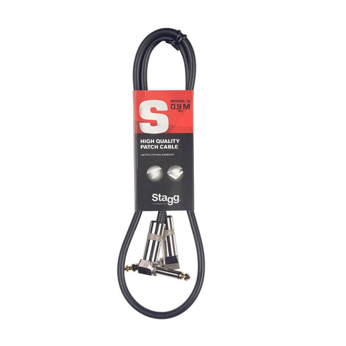 Stagg SPC090L DL 90CM/36"-Patch Cable L Plug DL - Fair Deal Music