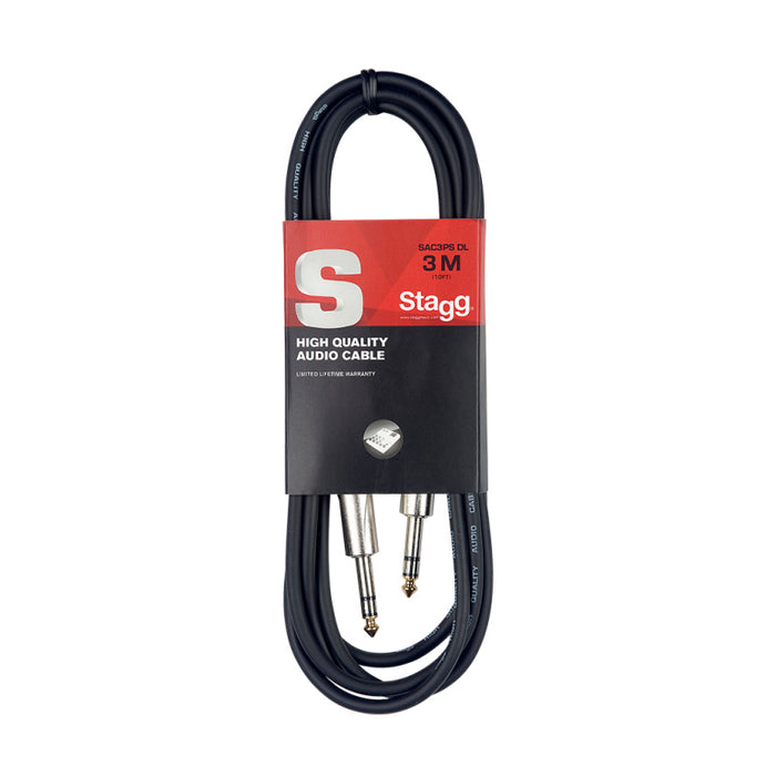 Stagg SAC6PS DL 6M/20F AUDIO CBL DLX STER.PLUG - Fair Deal Music