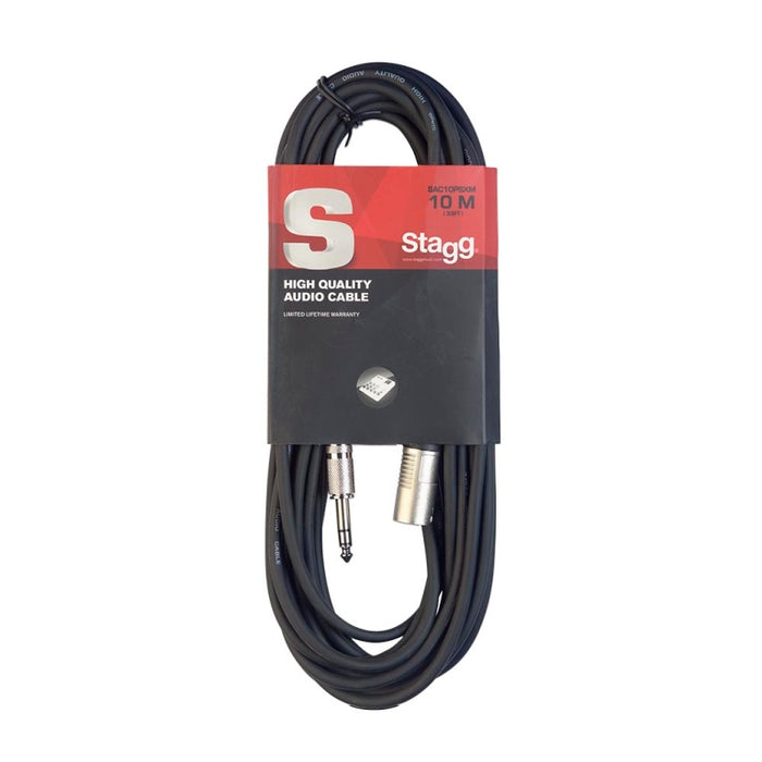 Stagg SAC10PSXM DL 10M/33F Aaudio Cable ST PLG-XLR - Fair Deal Music