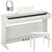 Yamaha YDP-145WH Arius Digital Piano White Bundle - Fair Deal Music