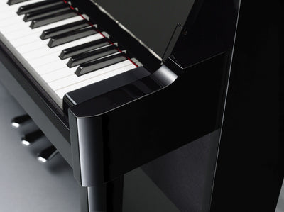 Yamaha NU1X AvantGrand Hybrid Digital Upright Piano Polished Ebony (Used) - Fair Deal Music