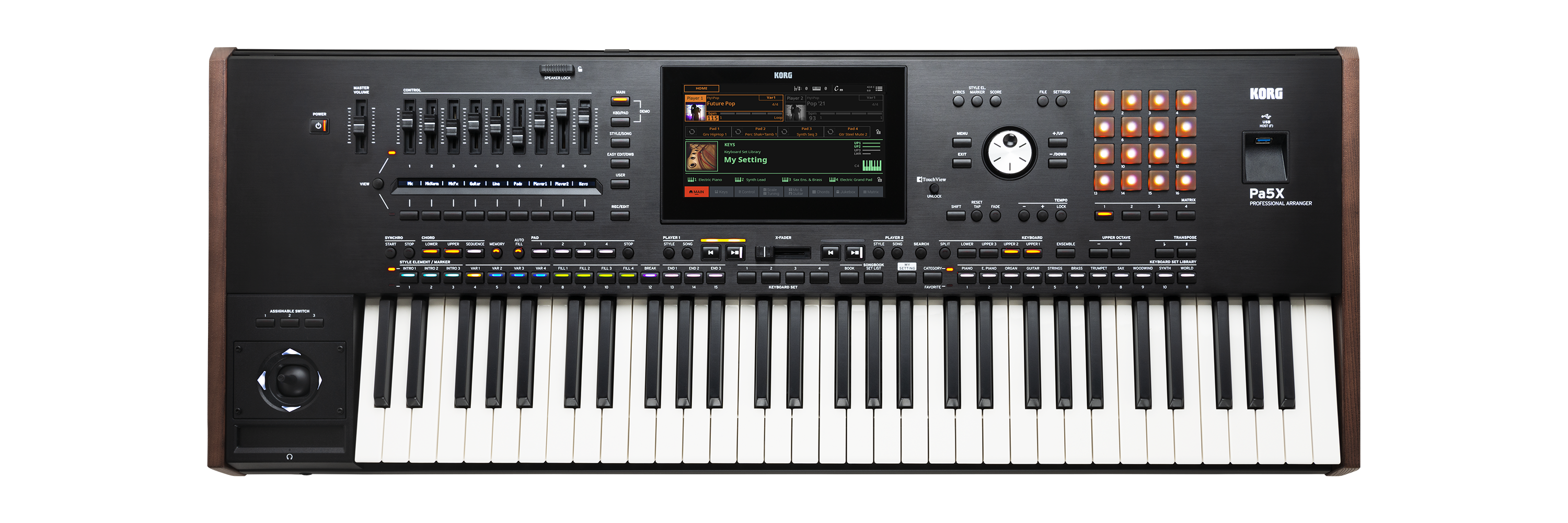 Korg Pa5x 61-note Professional Arranger Keyboard (Opened Box) - Fair Deal Music