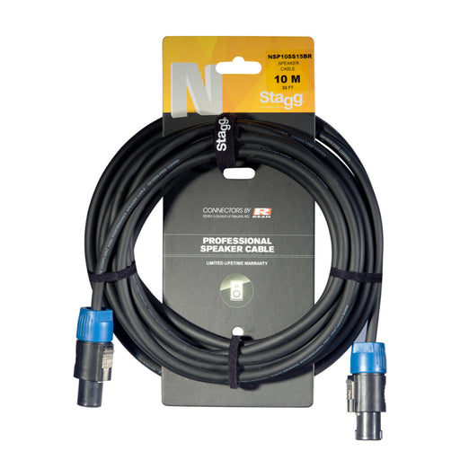 Stagg NSP10SS15BR Speaker cable, SPK/SPK (m/m), 10 m (33') - Fair Deal Music