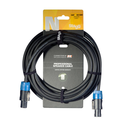 Stagg NSP3SS15BR Speaker cable, SPK/SPK (m/m), 3 m (10') - Fair Deal Music