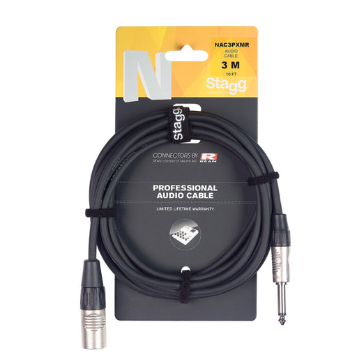Stagg NAC6PXMR 6M/20FT AUDIO CBL PLG-XLRm DLX - Fair Deal Music