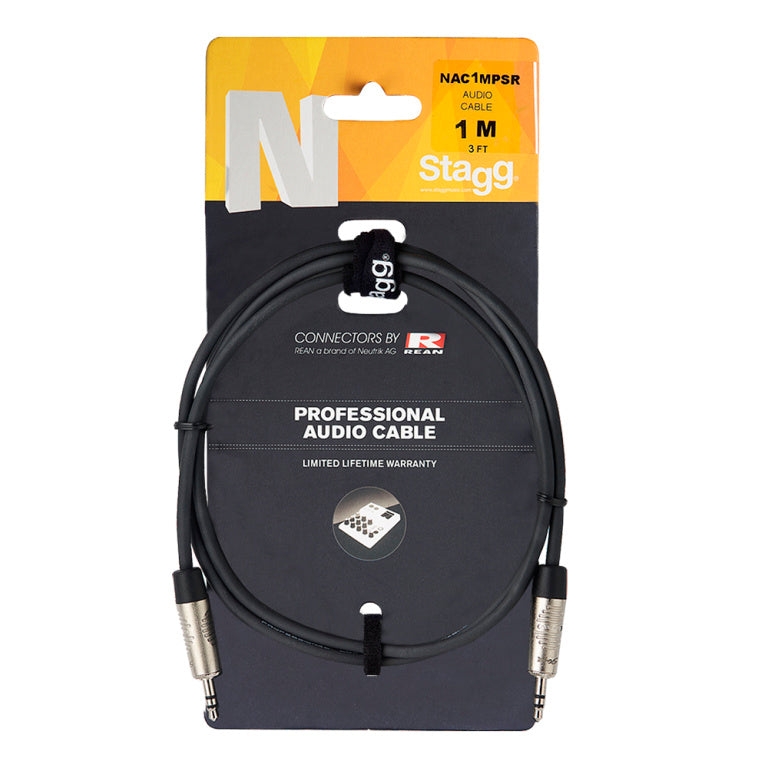 Stagg NAC6MPSR 6M/20FT AUDIO mini ST.PLUG DLX - Fair Deal Music