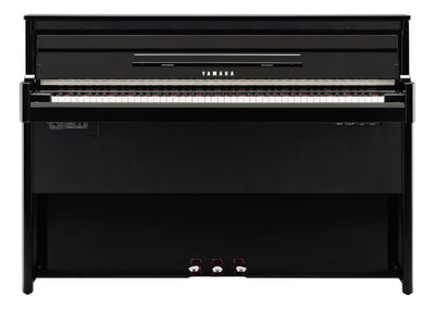 Yamaha NU1X AvantGrand Hybrid Digital Upright Piano Polished Ebony (Used) - Fair Deal Music