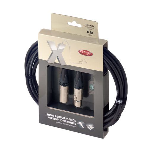 Stagg XMC6XX Microphone cable, XLR/XLR (m/f), 6 m (20') - Fair Deal Music