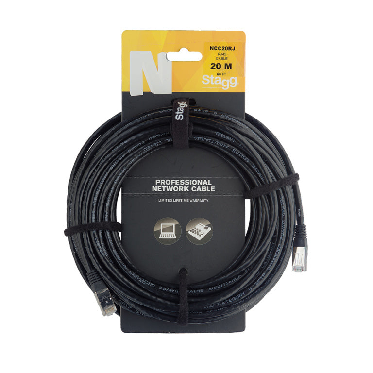 Stagg NCC20RJ 20M/66FT RJ45-CAT6 SFTP Cable - Fair Deal Music