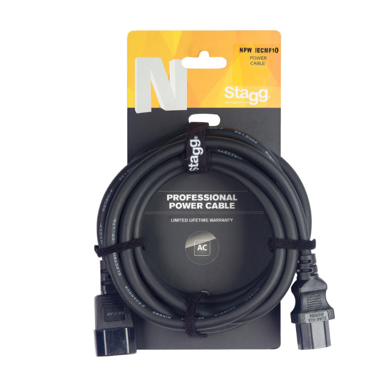 Stagg NPW5IECMF10 5M-1,0/16F-16GA XT CBL IEC M/F - Fair Deal Music