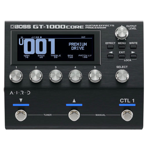 Boss GT-1000CORE Guitar Effects Processor Pedal, Ex Display - Fair Deal Music