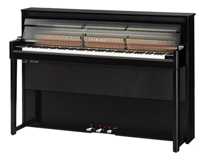 Yamaha NU1X AvantGrand Hybrid Digital Upright Piano Polished Ebony (Used) - Fair Deal Music