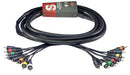 Stagg SML3/8CM8CM E 3M/10F MULTIC.MLD 8RCAm-8RCAm - Fair Deal Music