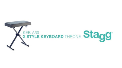 Stagg KEB-A30 Adjustable Keyboard 'X' Stool - Fair Deal Music