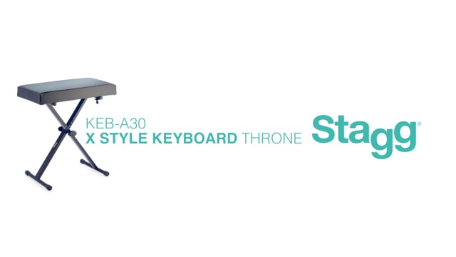 Stagg KEB-A30 Adjustable Keyboard 'X' Stool - Fair Deal Music