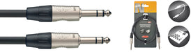 Stagg NPC060SR 60CM/2FT Patch Stereo Plug DLX - Fair Deal Music