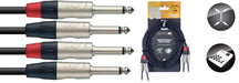 Stagg NTC3PR 3M/10FT Twin Cable PLG-PLG DLX - Fair Deal Music