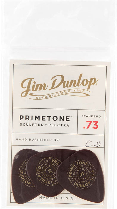 Jim Dunlop Primetone Sculpted, Standard Pick .73mm (Pack of 3) - Fair Deal Music