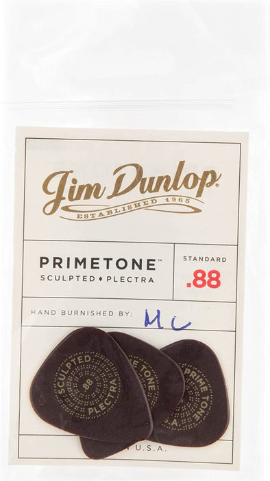 Jim Dunlop Primetone Sculpted, Standard Pick .88mm (Pack of 3) - Fair Deal Music