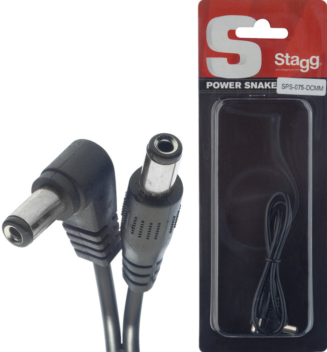 Stagg SPS-075-DCMM 75 cm DC POWER CABLE MALE-MALE - Fair Deal Music