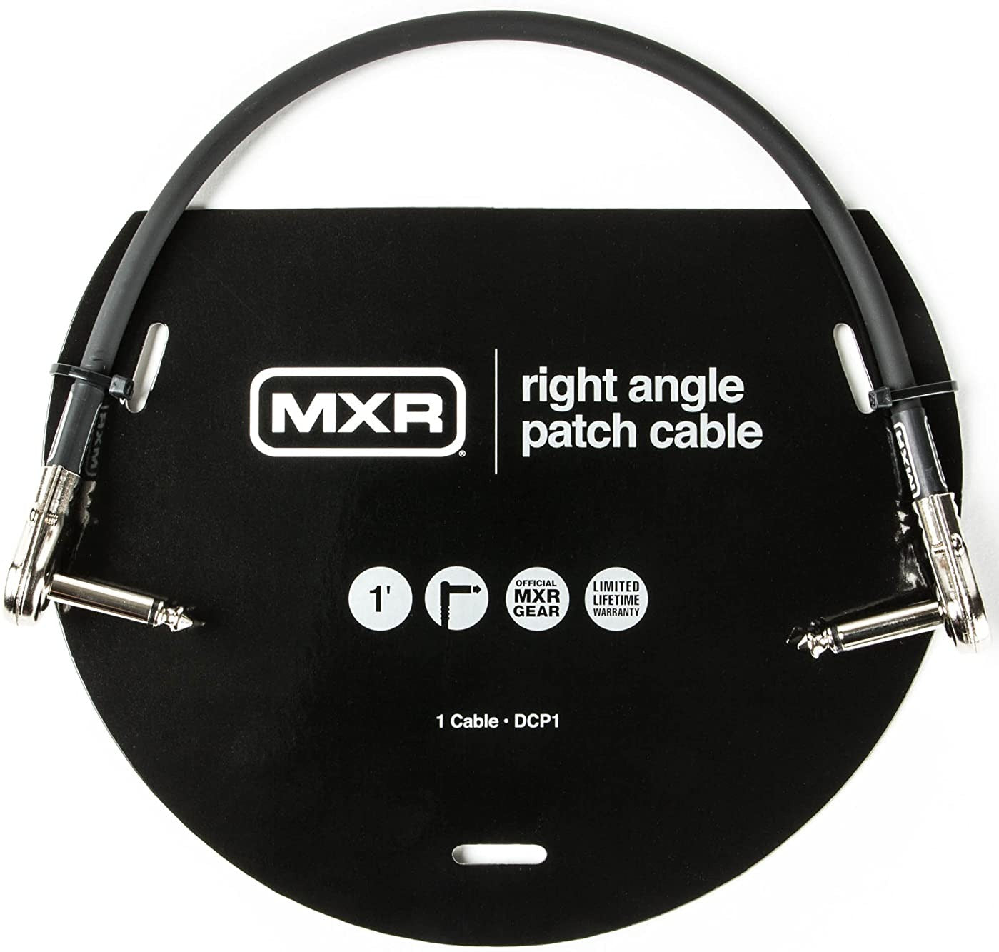 MXR DCP1 Patch Cable 1ft Black - Fair Deal Music