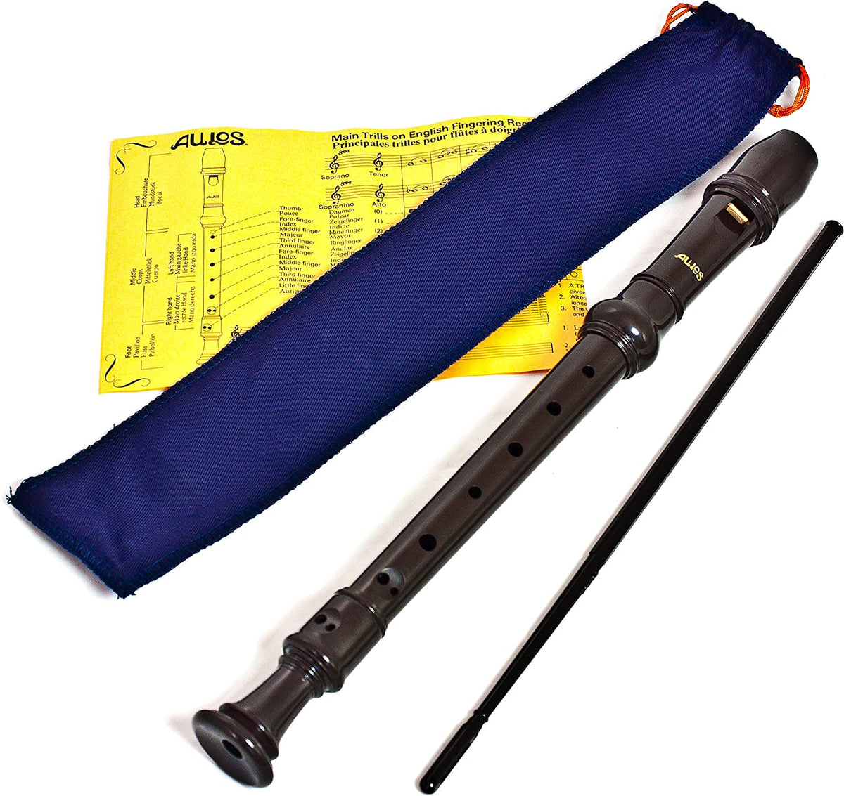 Aulos 303A Soprano Recorder with Bag - Fair Deal Music