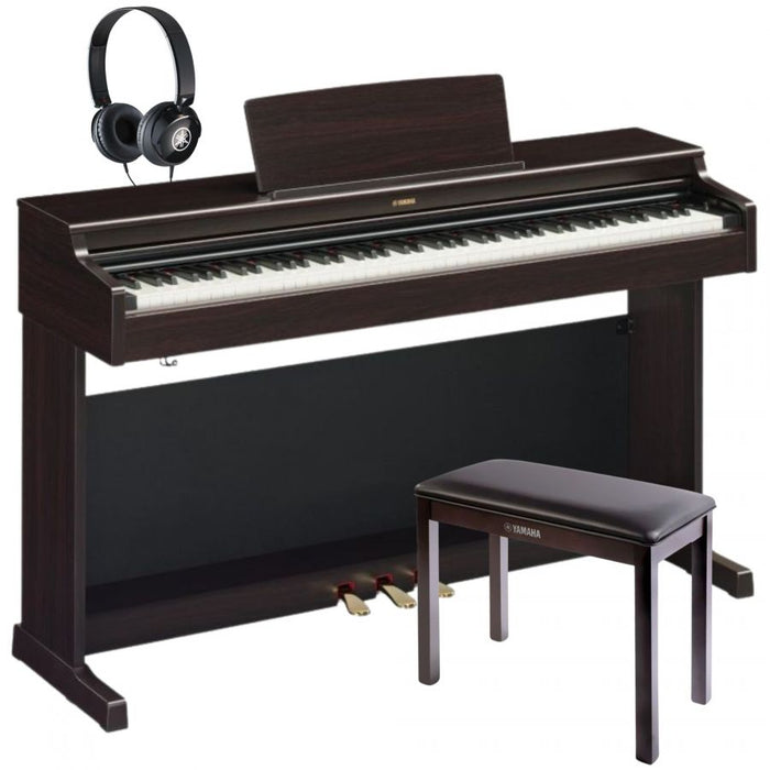 Yamaha YDP-165R Arius Digital Piano Dark Rosewood Bundle - Fair Deal Music
