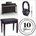 Roland HP702-DR Digital Upright Piano Dark Rosewood Bundle - Fair Deal Music