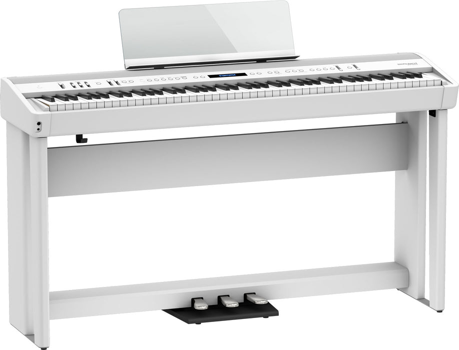 Roland FP-90X-WH Premium Portable Piano White Bundle - Fair Deal Music