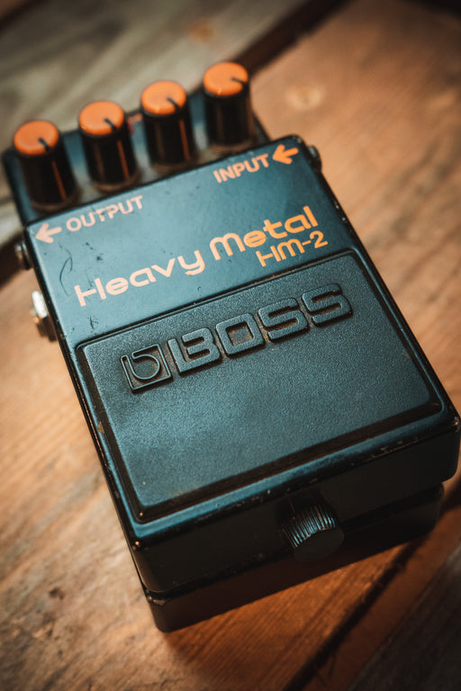Boss 1990 HM-2 Distortion Pedal (Black Label), USED - Fair Deal Music