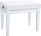 Roland RPB-300WH Adjustable Piano Bench in Satin White - Fair Deal Music