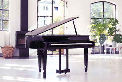 Yamaha CLP-765GP Clavinova Grand Piano Polished Ebony (Used) - Fair Deal Music