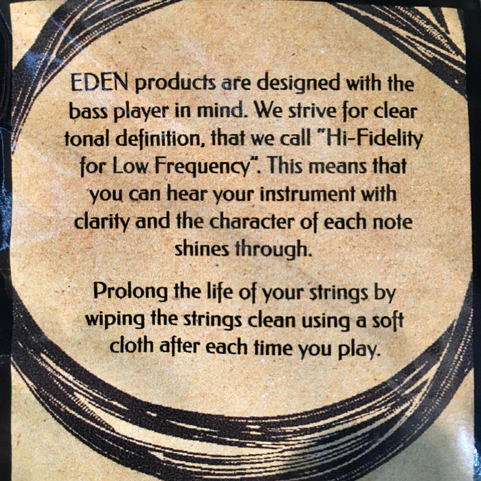 Eden Professional Nickel Plated Round Wound Electric Bass Guitar Strings (45-105) - Fair Deal Music