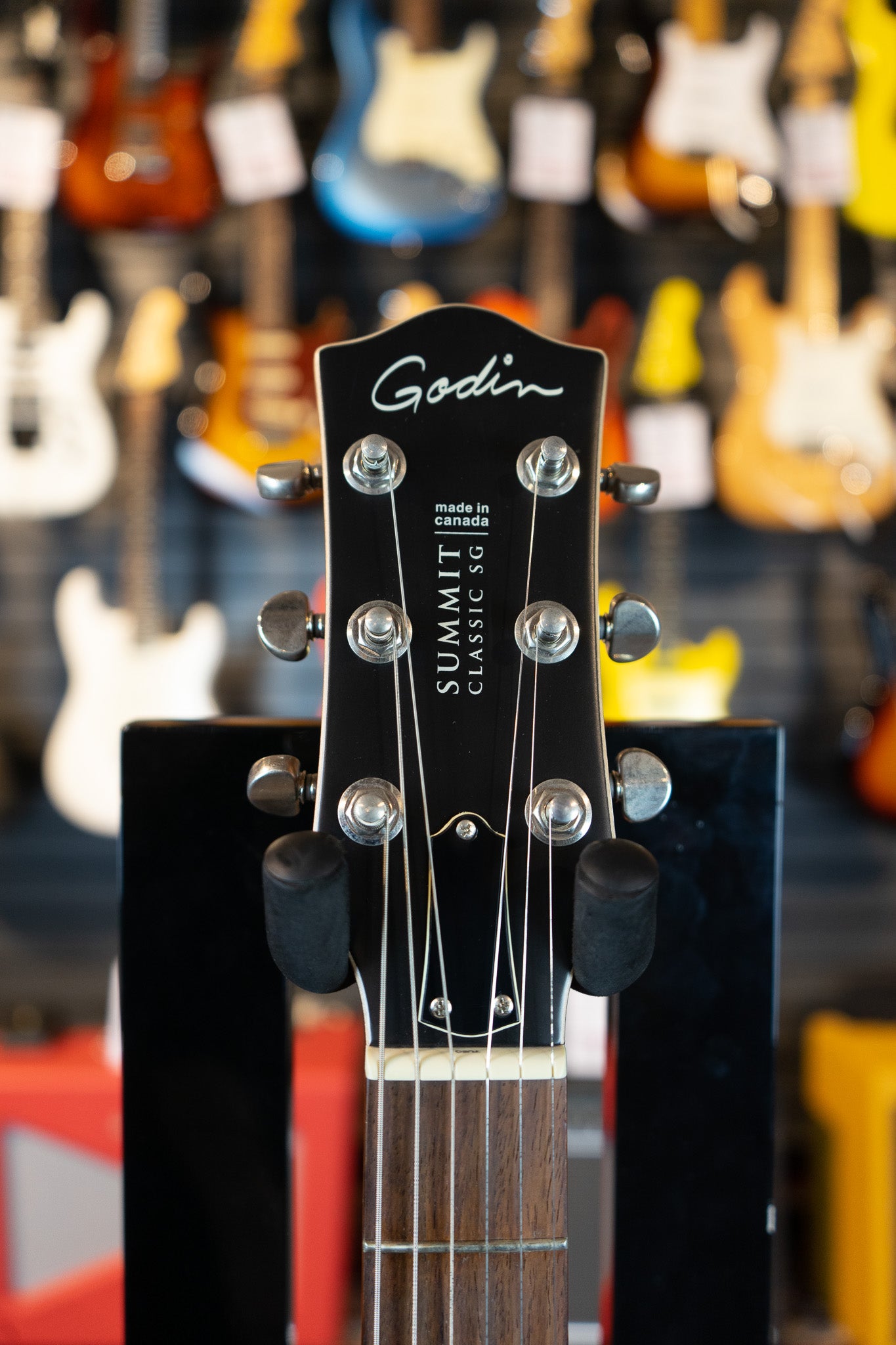 Godin Summit Classic SG, Matte Green, USED - Fair Deal Music