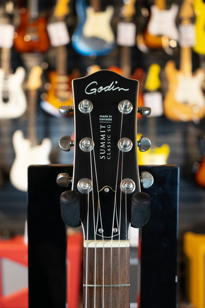 Godin Summit Classic SG, Matte Green, USED - Fair Deal Music