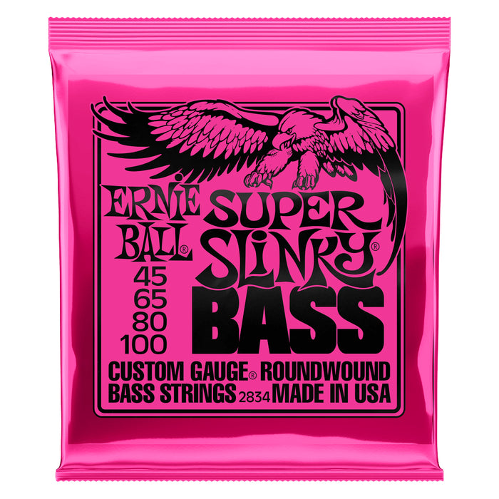 Ernie Ball 2834 Super Slinky Bass Guitar Strings 45-100 - Fair Deal Music
