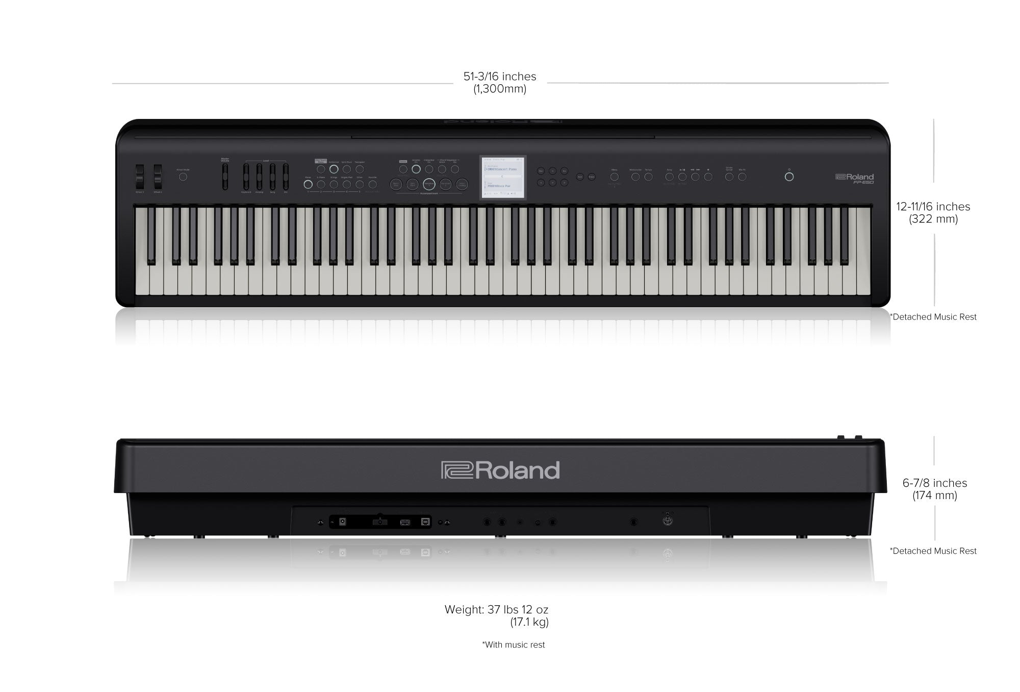 Roland FP-E50-BK Portable Piano (Nearly New) - Fair Deal Music
