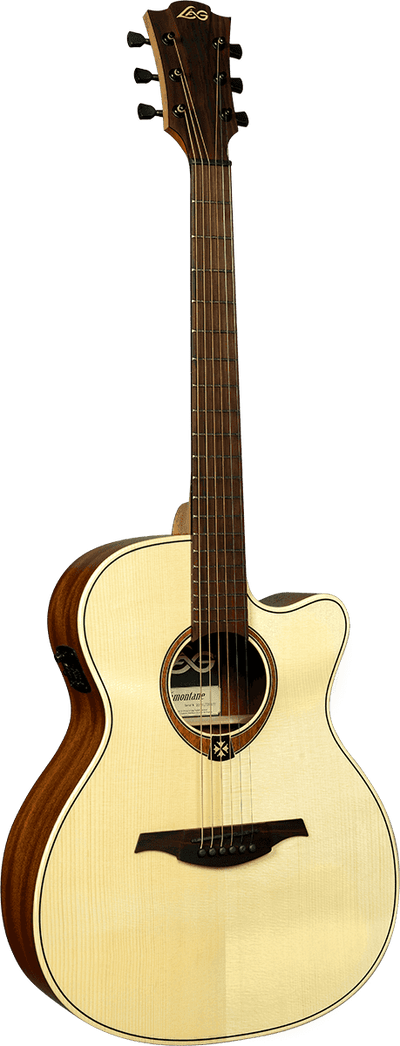 LAG Tramontane T70 ACE Auditorium Cutaway Electro Acoustic, Natural - Fair Deal Music