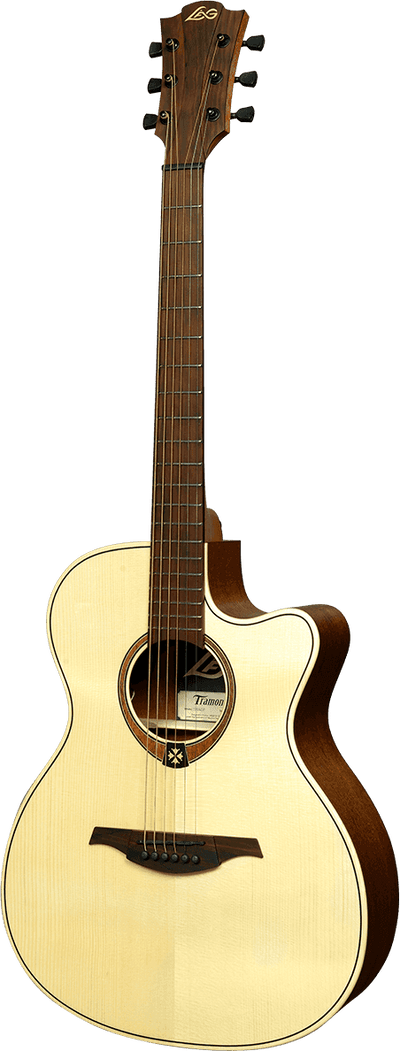 LAG Tramontane T70 ACE Auditorium Cutaway Electro Acoustic, Natural - Fair Deal Music