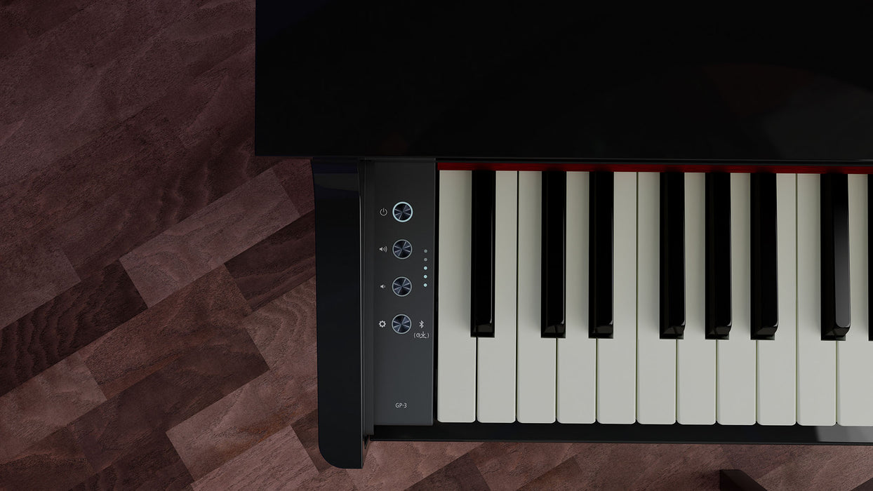 Roland GP-3-PE Compact Digital Grand Piano Polished Ebony - Fair Deal Music
