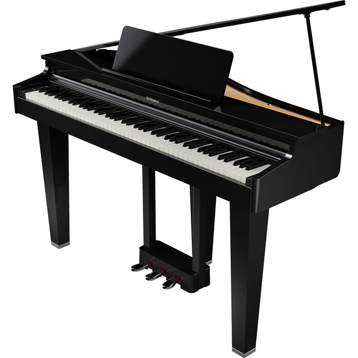 Roland GP-3-PE Compact Digital Grand Piano Polished Ebony - Fair Deal Music