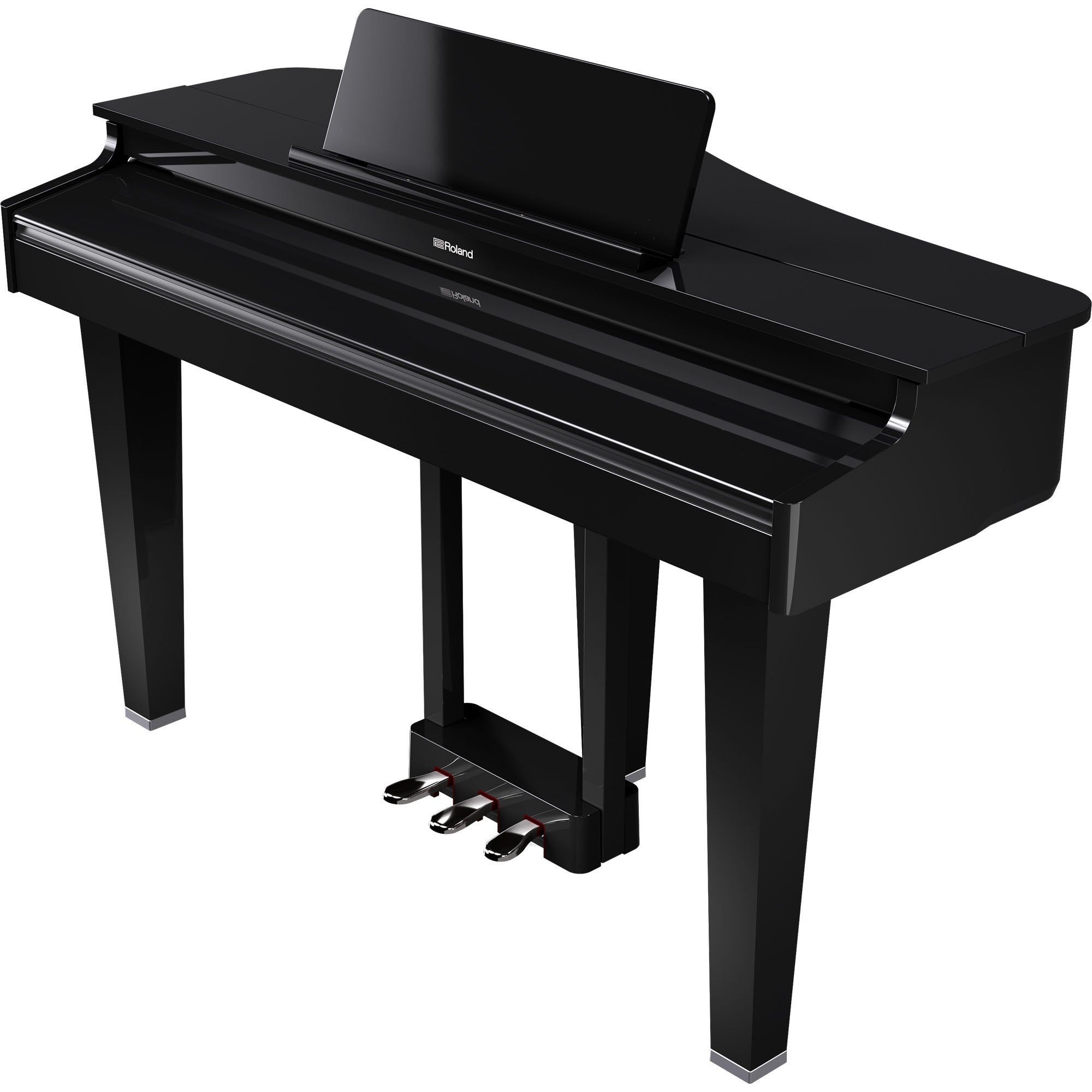 Roland GP-3-PE Compact Digital Grand Piano Polished Ebony - Fair Deal Music