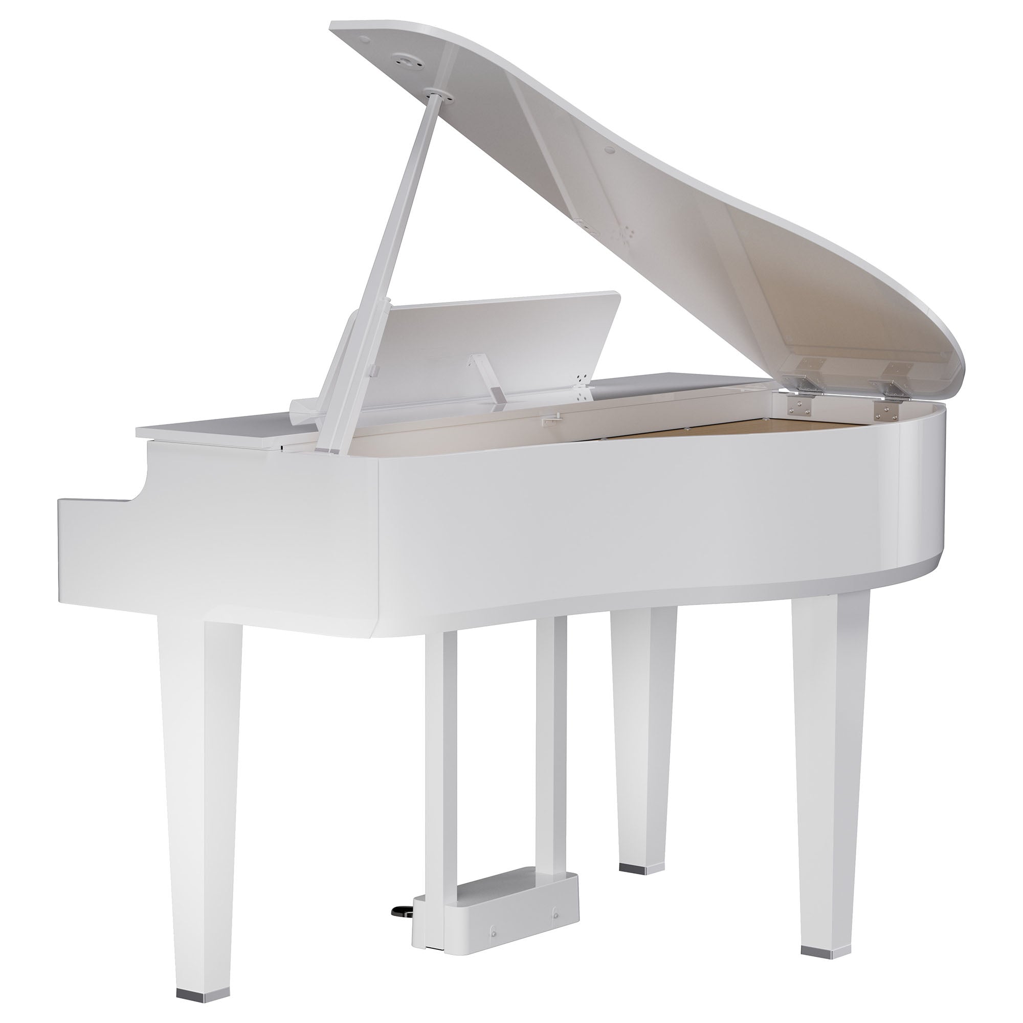Roland GP-6-PW Digital Grand Piano Polished White (Showroom Model) - Fair Deal Music