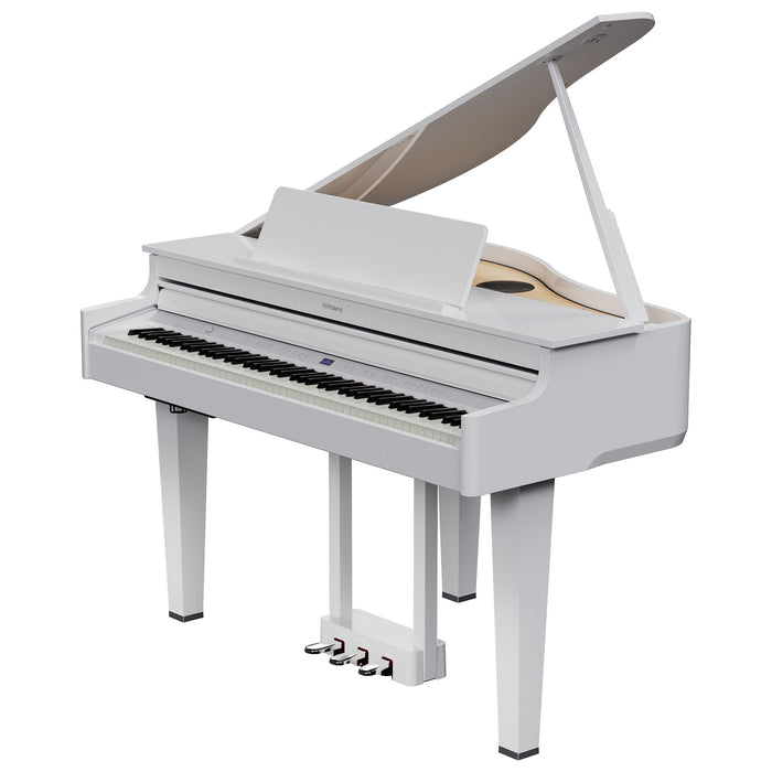 Roland GP-6-PW Digital Grand Piano Polished White - Fair Deal Music