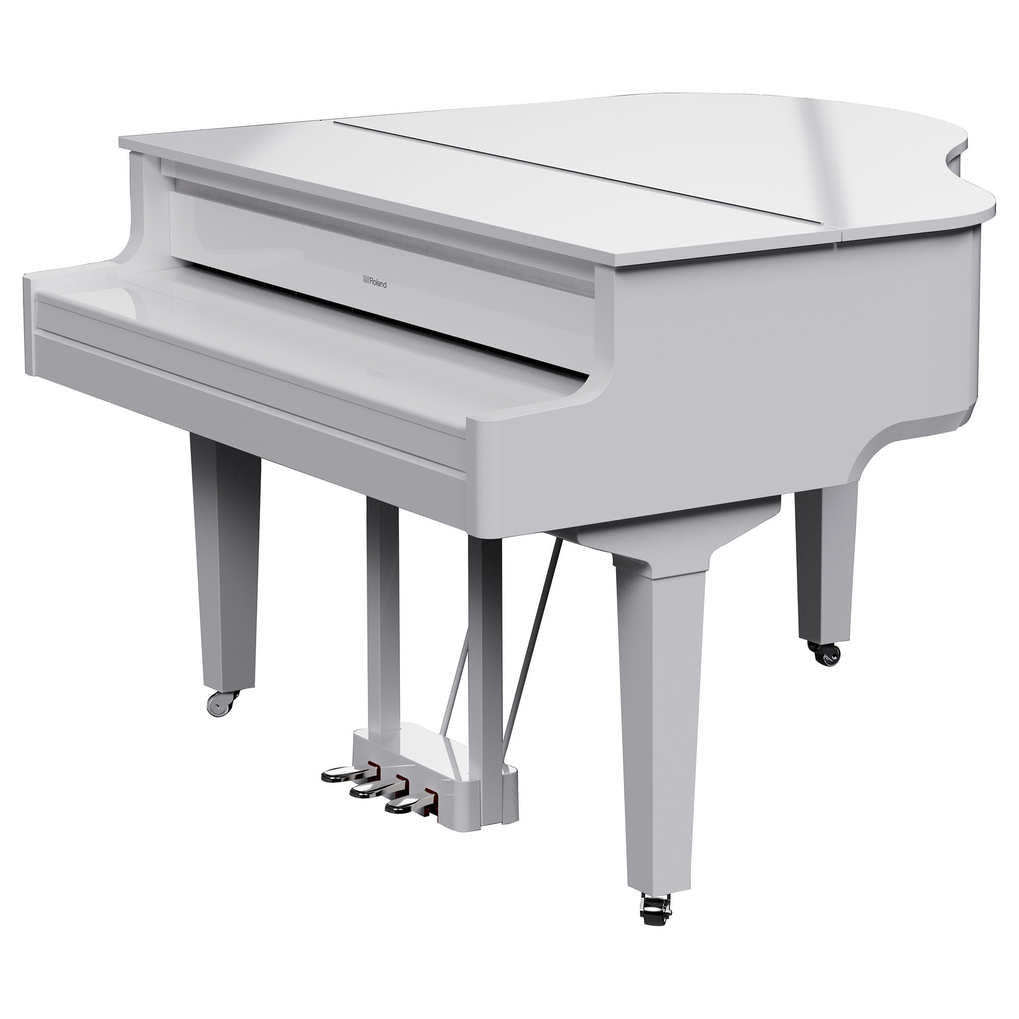 Roland GP-9-PW Digital Grand Piano Polished White - Fair Deal Music