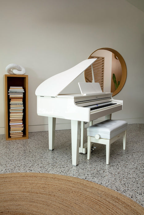 Roland GP-6-PW Digital Grand Piano Polished White - Fair Deal Music