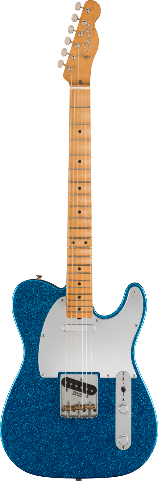 Fender J Mascis Telecaster, Maple Fingerboard, Bottle Rocket Blue Flake, Ex-Display - Fair Deal Music