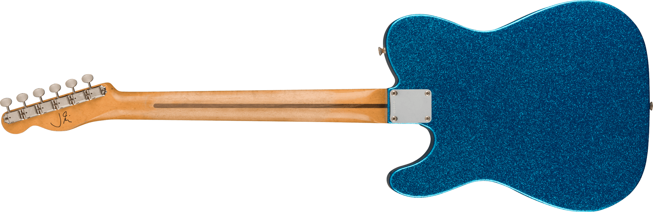 Fender J Mascis Telecaster, Maple Fingerboard, Bottle Rocket Blue Flake, Ex-Display - Fair Deal Music