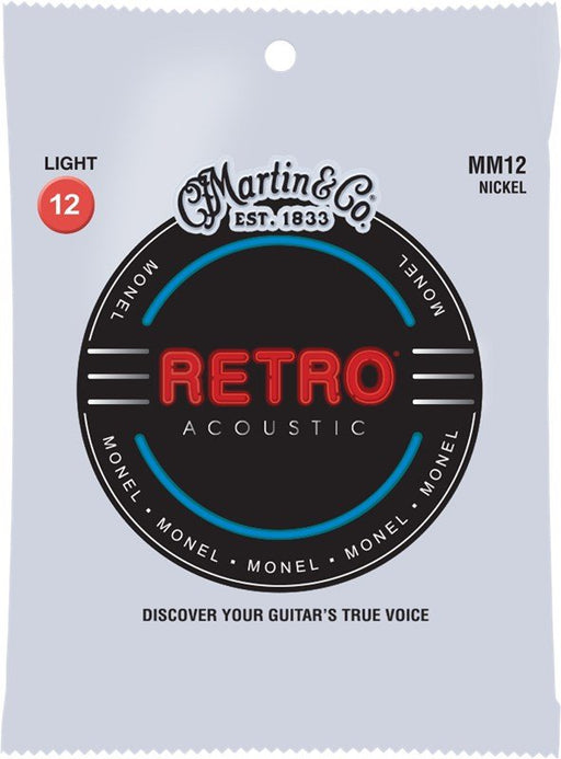 Martin MM12, Retro Monel Acoustic, Light, 12-54 - Fair Deal Music